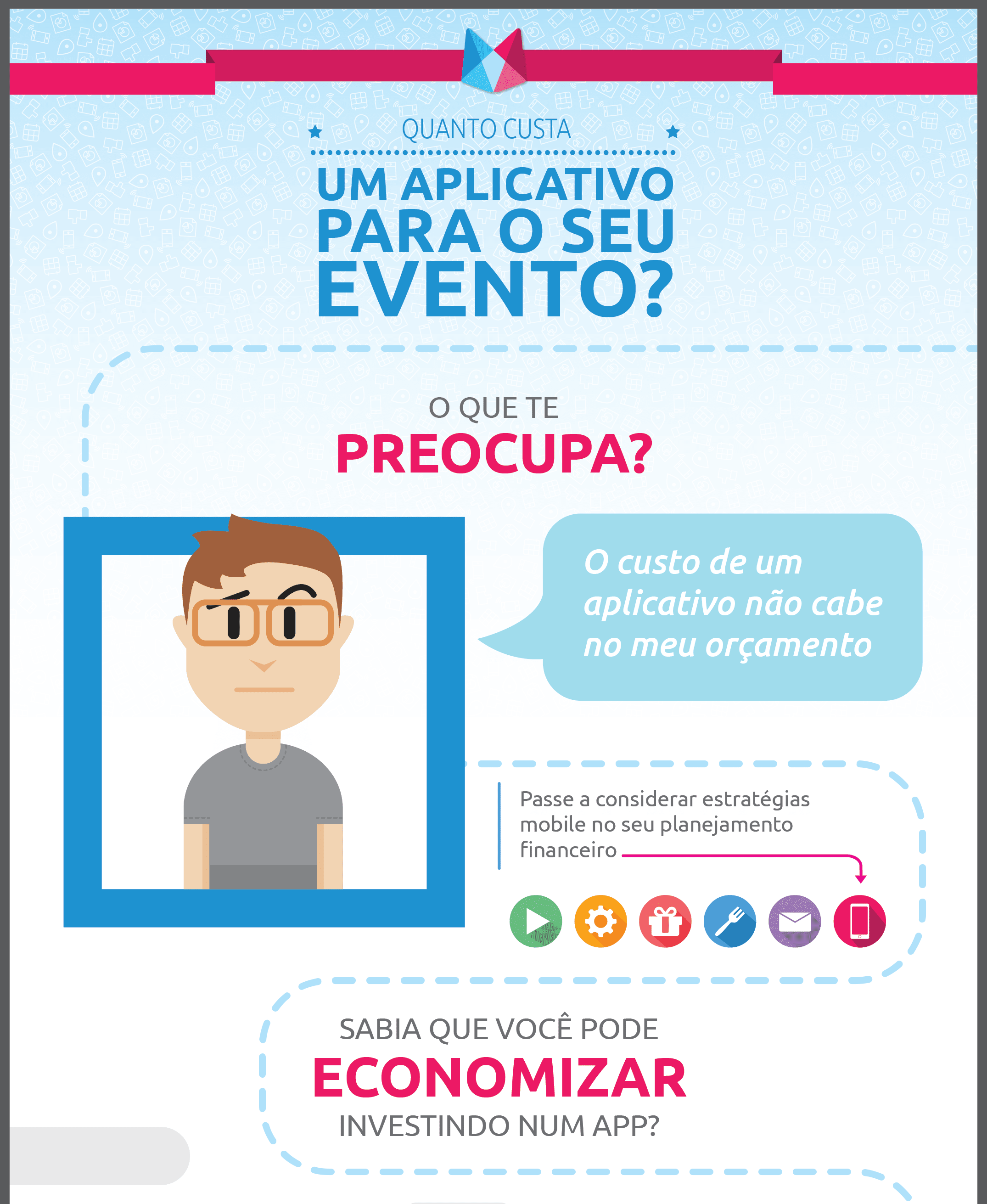 Infográfico | Quanto custa um aplicativo para o seu evento? - Parte 1