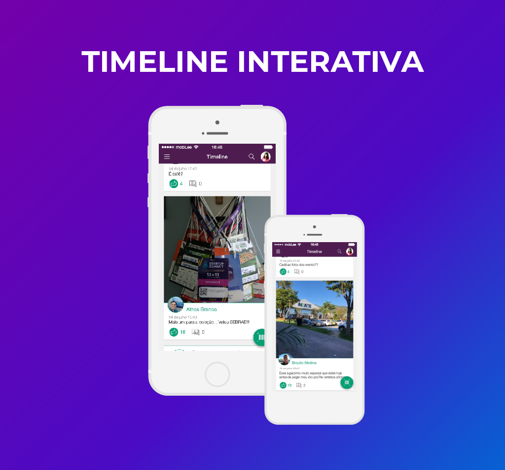 imagem da timeline interativa do app-100