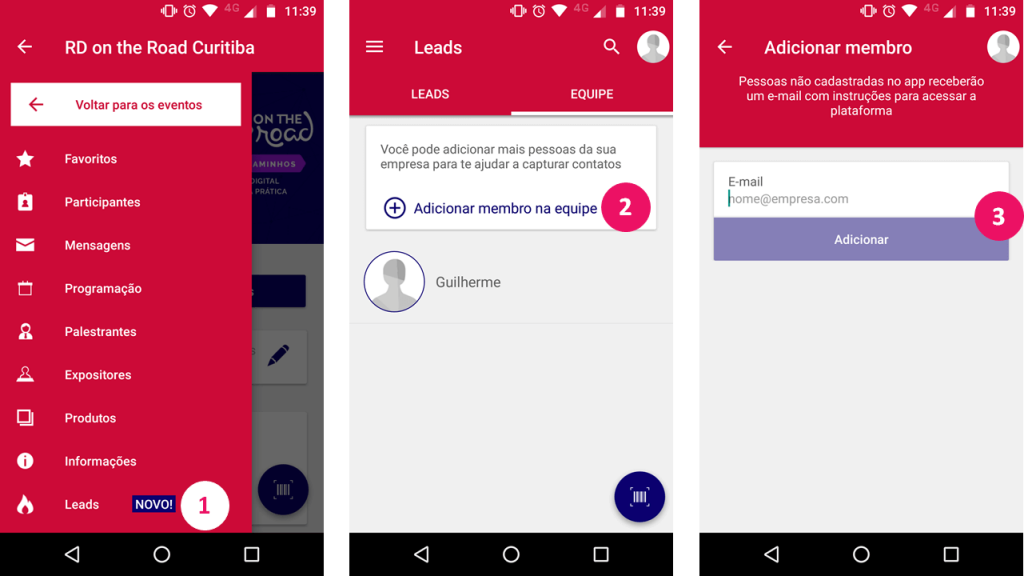 Passo a passo para capturar lead nos eventos