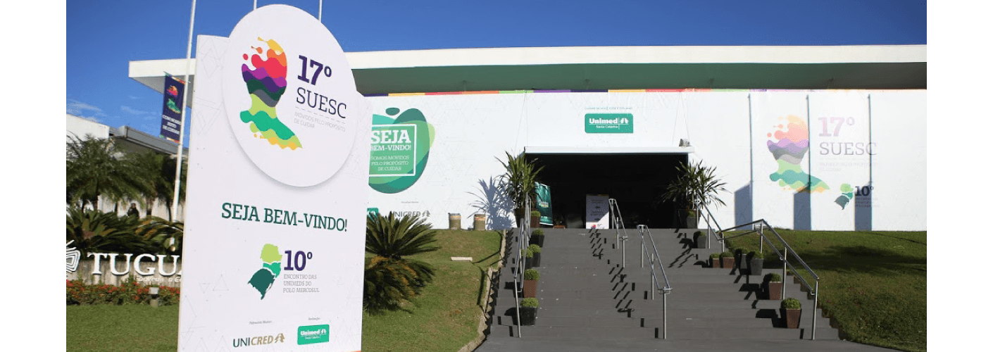 Imagem da entrada do evento Suesc 2019