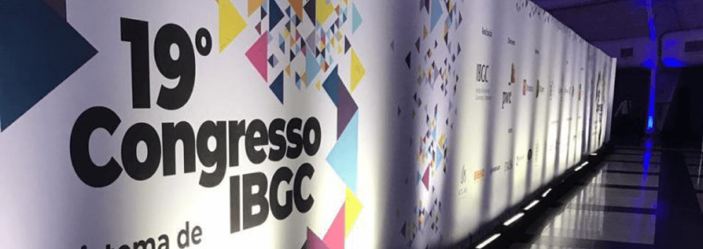 Área de entrada do décimo nono congresso IBGC