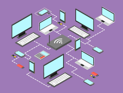 Estrutura de internet para eventos